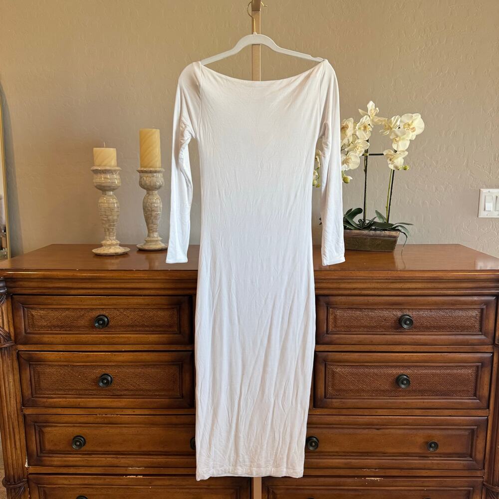 Ser.o.ya Irene Bodycon Midi Dress White NWT Medium $230 - Picture 5 of 6